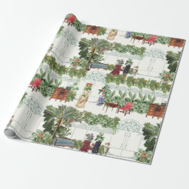 ハニーサックル待ち |ナチュラル ラッピングペーパー