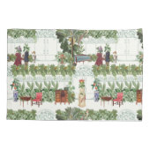 ハニーサックル待ち |ナチュラル 枕カバー (裏面)