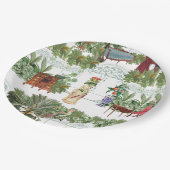 ハニーサックル待ち |白 ペーパープレート (アングル)