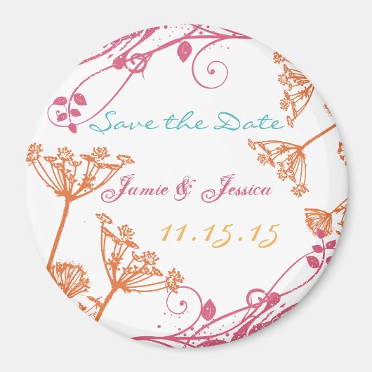 ハニーサックル結婚式は以下のマグネットを使用 マグネット (正面)