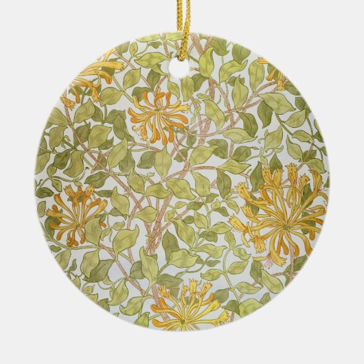 「ハニーサックル」のデザイン1883年 セラミックオーナメント (正面)