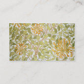 「ハニーサックル」のデザイン1883年 名刺 (裏面)