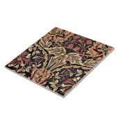 ハニーサックル、ウィリアム・モリスデザイン タイル (側面)