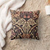 ハニーサックル、ウィリアム・モリスヴィンテージデザイン クッション (ブランケット)