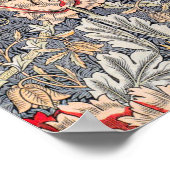 ハニーサックル(1896)ウィリアム・モリス ポスター (角)