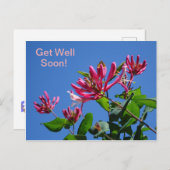 ハニーサックル-Get Well Soon – ポストカード (正面/裏面)
