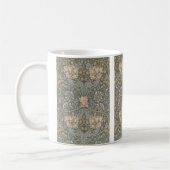 ハニーサックルby William Morris、ヴィンテージ・フラワーアート コーヒーマグカップ (左)
