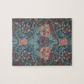 ハニーサックルby William Morris、ヴィンテージ・フラワーアート ジグソーパズル (横)