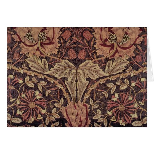 ハニーサックルby William Morris, Garden Flowers Art (正面横)