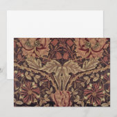 ハニーサックルby William Morris, Garden Flowers Art (正面/裏面)