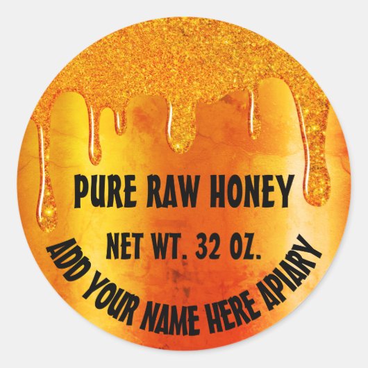 ハニージャムハニカムゴールデンドリップ ラウンドシール (正面)