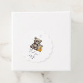 ハニージャーとテディベア感謝していービーのシャワー フェイバータグ (インサイチュ)