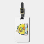 ハニージャール付きビーヴィンテージ養蜂家 ラゲッジタグ (正面縦)