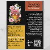 ハニージャー – ハニーファーム広告ズBeeyard チラシ (正面)