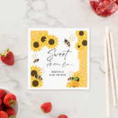 ハニースウィート赤ちゃんシャワーが可能 スタンダードカクテルナプキン (インサイチュ)