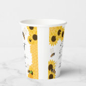 ハニースウィート赤ちゃんシャワーが可能 紙コップ (右)