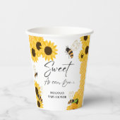 ハニースウィート赤ちゃんシャワーが可能 紙コップ (正面)