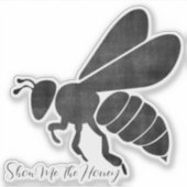 ハニーステッカーを表示 シール (正面)