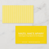 ハニーストライプの名刺 名刺 (正面/裏面)