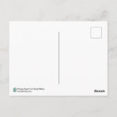 ハニースパイラルフェアリービーニンフファンタジーアートプリント ポストカード (裏面)