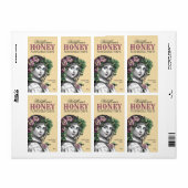 ハニーチャイルドミツバチとバラ ラベル (フルシート)