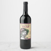 ハニーチャイルドミツバチとバラ ワインラベル (正面)