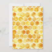 ハニーテディベア2ndビーデイフローラ誕生日 招待状 (裏面)