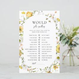 ハニーテーマブライダルシャワーは彼女はむしろゲームだろう