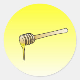 ハニーディッパークラシックラウンドステッカー ラウンドシール
