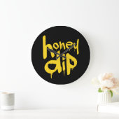 ハニーディップ ラージ壁時計 (ホーム)