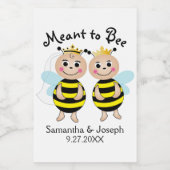 ハニーデイズ ブライダルシャワーラベル ワインラベル (シングルラベル)