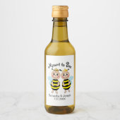 ハニーデイズ ブライダルシャワーラベル ワインラベル (正面)