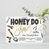 ハニーデュカップルシャワー 招待状 (スタンド正面)