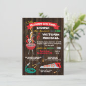 ハニーデュー BBQ パーティーの招待状 招待状 (スタンド正面)