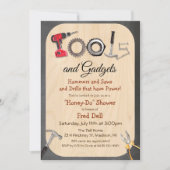 ハニードゥカップルシャワーチョークウッド招待状 招待状 (正面)