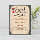 ハニードゥカップルシャワーチョークウッド招待状 招待状 (スタンド正面)