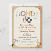 ハニードゥカップルシャワー招待状 招待状 (正面)
