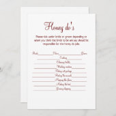 ハニードゥズ ウェディング ブライド グルーム パート シーズンカード (正面/裏面)