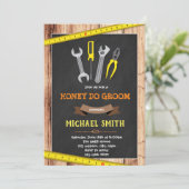 ハニードゥー新郎シャワーの招待状 招待状 (スタンド正面)