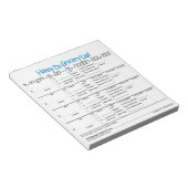 ハニードグロッサリーリスト ノートパッド (アングル)