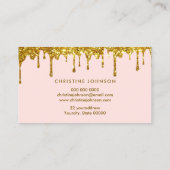 ハニードリップスフェイクグリッタービーのロゴ名刺 名刺 (裏面)