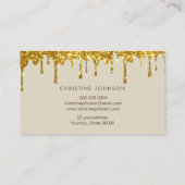 ハニードリップスフェイクグリッタービー名刺 名刺 (裏面)