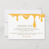 ハニードリップフローラビーブライダルシャワー サンキューカード (正面)