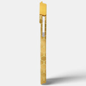 ハニードリップ金ゴールドイニシャルタイポグラフィハニカム Case-Mate iPhoneケース (裏面 / 左)