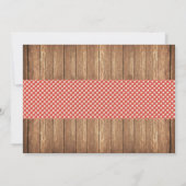 ハニードーBBQ婚約パーティIドフォト招待状 招待状 (裏面)