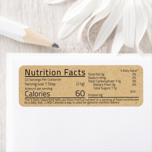 ハニーニュートメントファクトクラフト差出人住所ラベル ラベル (インサイチュ)