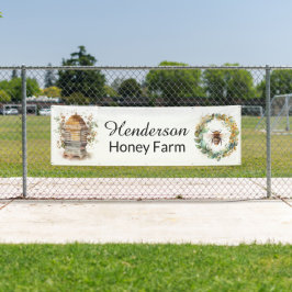 ハニーハイブとハニービジネスバナー 横断幕