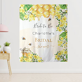 ハニーハウス シャワー ブライドトゥビー 黄色の花 タペストリー