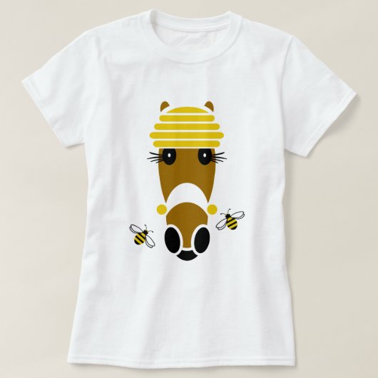 ハニーハットンドンレディースティー Tシャツ (デザイン正面)