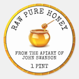 ハニーハニカムアピアルハニーポット ラウンドシール